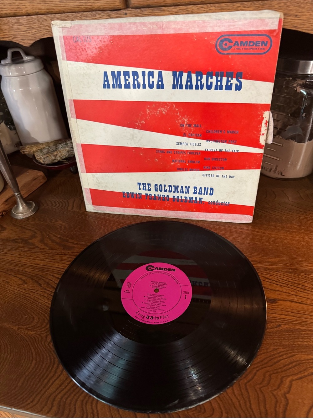 1955 VTG The Goldman Band America Marches Vinyl LP